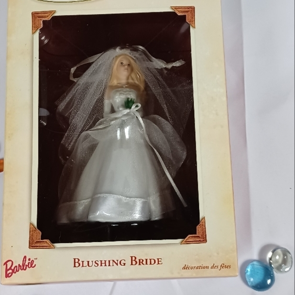 Barbie Blushing Bride Ornament 2002 Nwt Perfect Gift For Daughter Born 2002